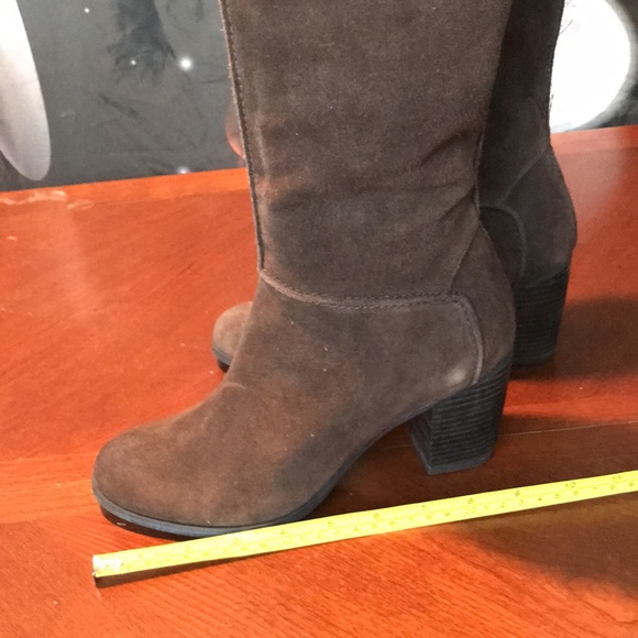 Franco Sarto brown leather riding boots size 7.5M - Picture 6 of 16